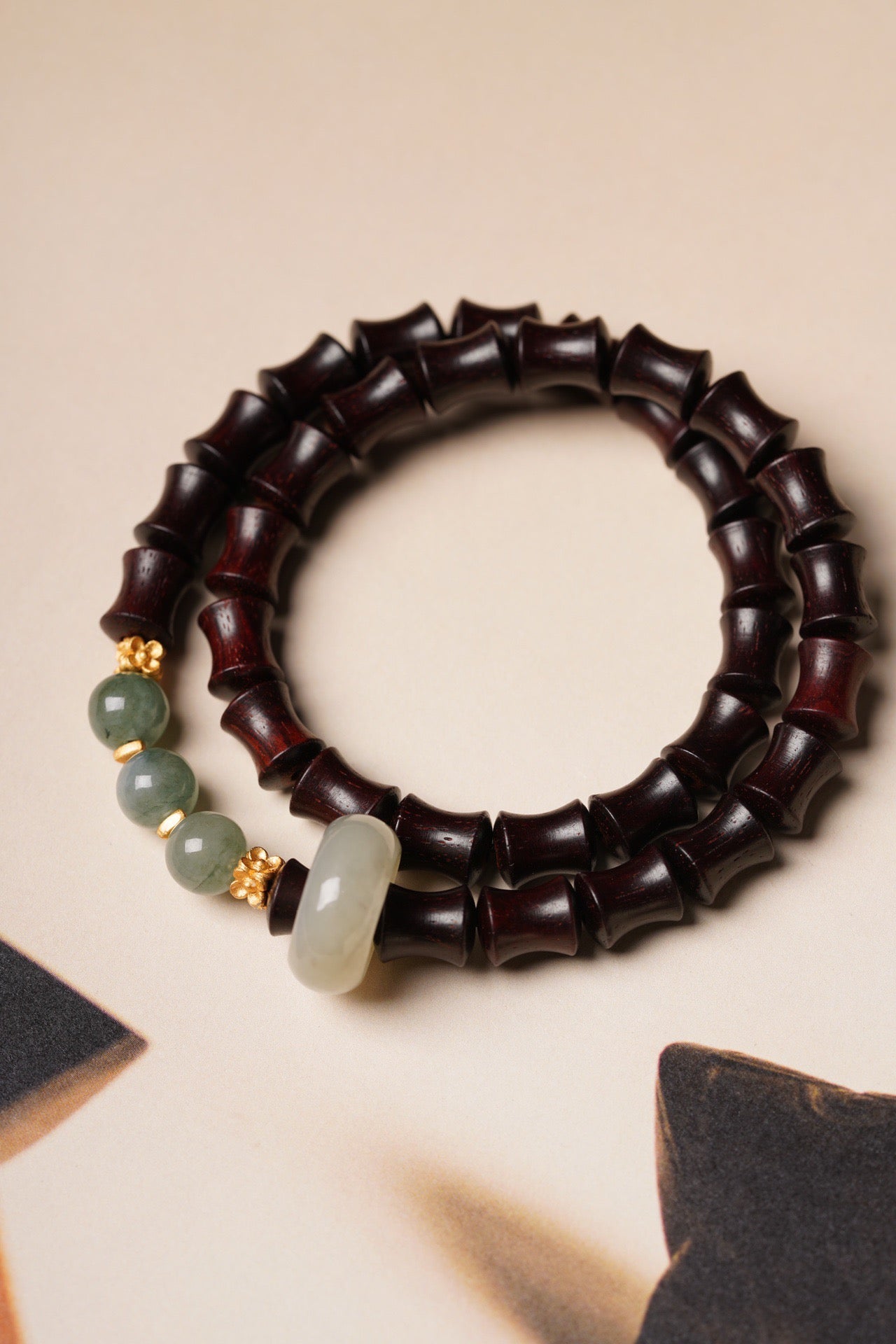 Rosewood fengshui bracelet lucky jew friendship bracelet